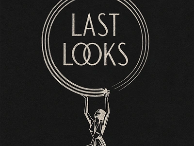 Last Looks 1920s 20s art deco badge branding flapper geometric graphic design hair icons illustration logo makeup movies stars vintage