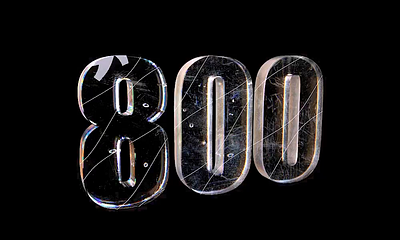 800 in sexy transparent plastic 3d animation c4d cinema 4d cinema4d motion graphics transparent