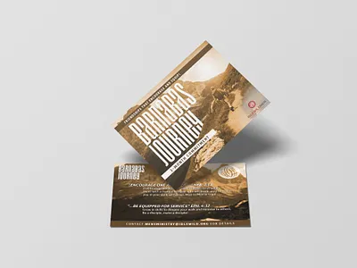 Church Group Info Card church design design graphic design printdesign typography