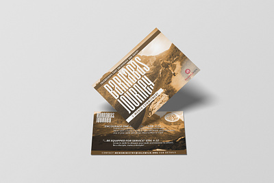 Church Group Info Card church design design graphic design printdesign typography