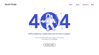 404 page concept for personal website 404 dailyui ui design ux design website