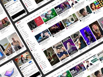 YouTube App Recreation - A YouTube Case Study app case sudy figma graphic design recreation ui youtube