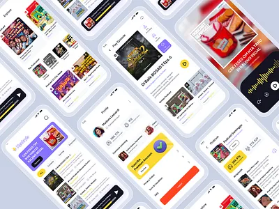 Podcast Mobile App apple podcast branding design podcast podcast app podcast app branding podcast app design podcast app mobile podcast banner podcast branding podcast design podcast mobile podcast ui podcast ui design spotify ui app ui artist ui design ui mobile uiux