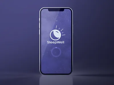 SleepWell - Mobile UI Design app design graphic design logo ui