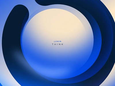 Lumin - Think - AI Voice Assistant ai app colour concept design gradient illustration light logo mobile smart assistant ui ui design user interface ux