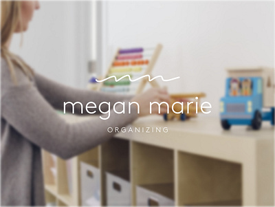 Megan Marie Organizing Logo brand design branding home organization branding logo logo design minimal design minimal logo design
