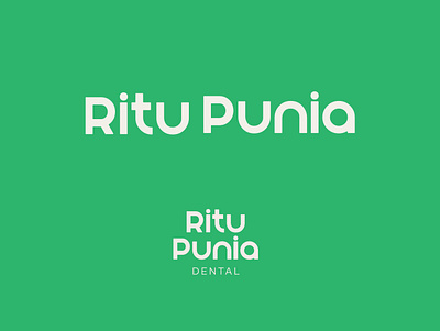 Ritu Punia Dental Logo branding dental branding dental logo dentist brand dentist logo logo logo design logo type typemark