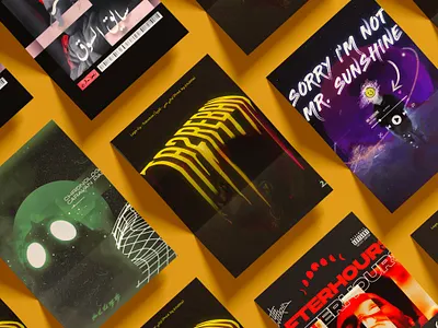 Album Cover Artwork VOL.1​​​​​​​ album art cover design graphic design illustration music poster spotify typography vector