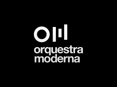 Orquestra Moderna logo branding graphic design logo logo design symbol visual identity