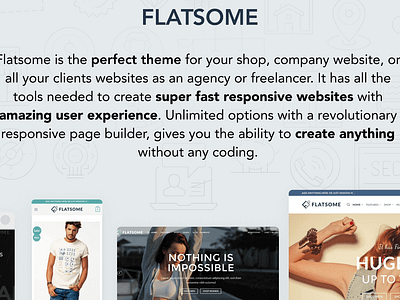 Flatsome | Multi-Purpose Responsive WooCommerce Theme website template