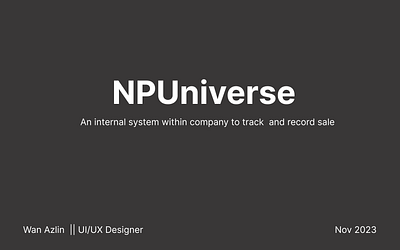 NPUniverse - Event Venue Features app branding design ui ux