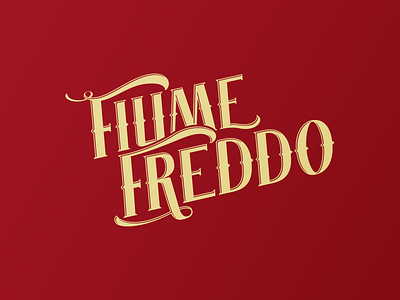 Fiume Freddo logo brand graphic design logo type design vintage design visual identity