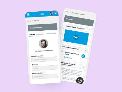 Isil - UX UI Design app appmobile branding descktop design diseño de producto education graphic design innovation instituto mobile product design research ui ux ux ui web webdesign