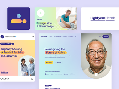 Lightyear Health - Empowering health, lighting the way baby branding cool doctor friendly graphic desing health health care homepage inviting landing page medical medicine ohio old soft ui ux web design website