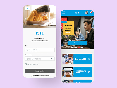 Isil - UX UI Design app app mobile apps design designer desktop diseño diseño de movil diseño de productos education graphic design innovation mobile news product designer ui ux ux ui