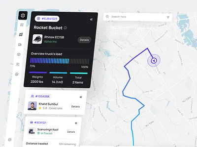 GoodGo - Cargo Delivery Dashboard 🚛 cargo dashboard delivery dispatcher expedition logistic management product design saas saas dashboard saas product ship shipping supply tracker tracking tracking dashboard ui uidesign web app