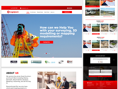 Industrial web concept app design branding design developer home page illustration landing page ui ux