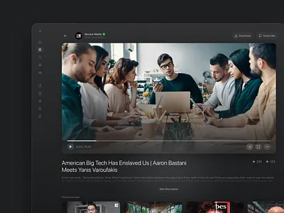 Study planner tool pt.3 app clean comments dark ui design details interface manage menu minimal navigation player progress sidebar ui ui design ux ux design video web