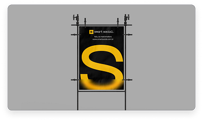 Smart Social Poster branding design graphic design logo poster