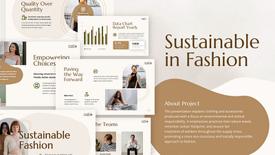 Sustainable in Fashion Industry - Presentation Templates clothing industry
