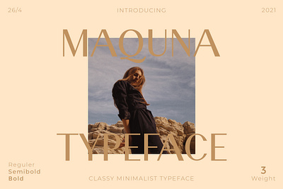 Maquna - Stylish Sans Serif Typeface serious