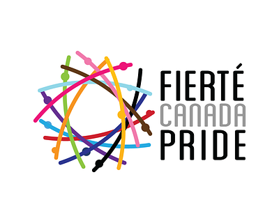 Fierte Canada Pride Logo Design branding design graphic design illustration logo typography vector