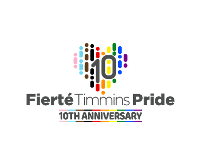 Fierte Timmins Pride Logo Design branding design graphic design illustration logo typography vector
