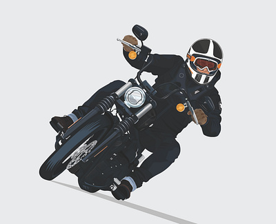 Motorcycle Riding adobe illustration adobe illustrator art concept design graphic design illustration illustrator vector vectorart wireframe