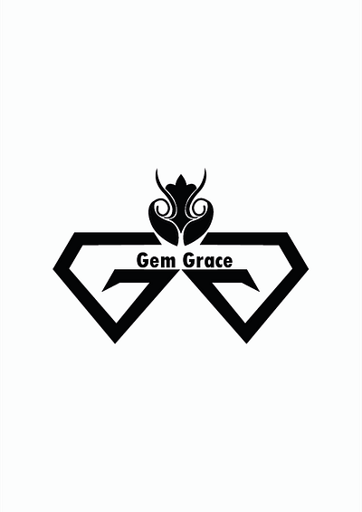GEM GRACE design logo vector