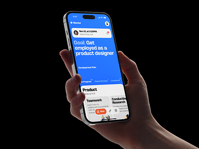 Mentor - Mentorship App app design ios logo mentorship mobile app ui uiux ux