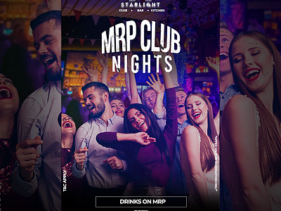 MRP CLUB NIGHT FLYER FOR CLUB & RESTAURANT feelthemusicflyer