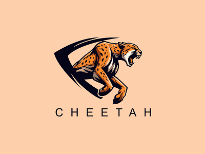 Cheetah Logo designs, themes, templates and downloadable graphic