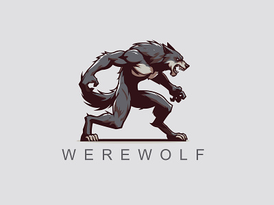 Werewolf Logo werewolf werewolf logo wild wolf wolf wolf head wolf logo design wolf vector logo wolfs wolves