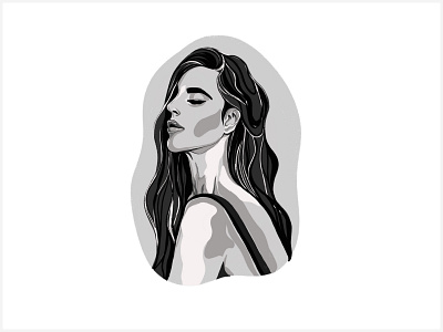 Girl Illustration digitalart illustration procreate vector woman