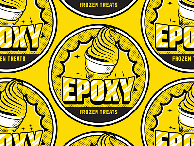 Epoxy treats epoxy illustration illustrator sticker app the creative pain vector