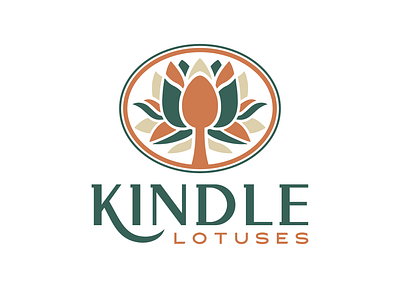 Kindle Lotuses food logo lotus luxury restaurant