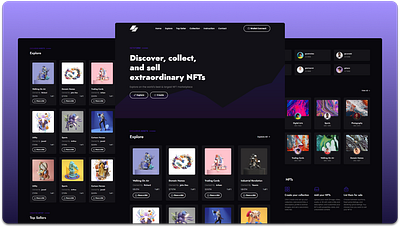 Nft UI/UX branding graphic design ui