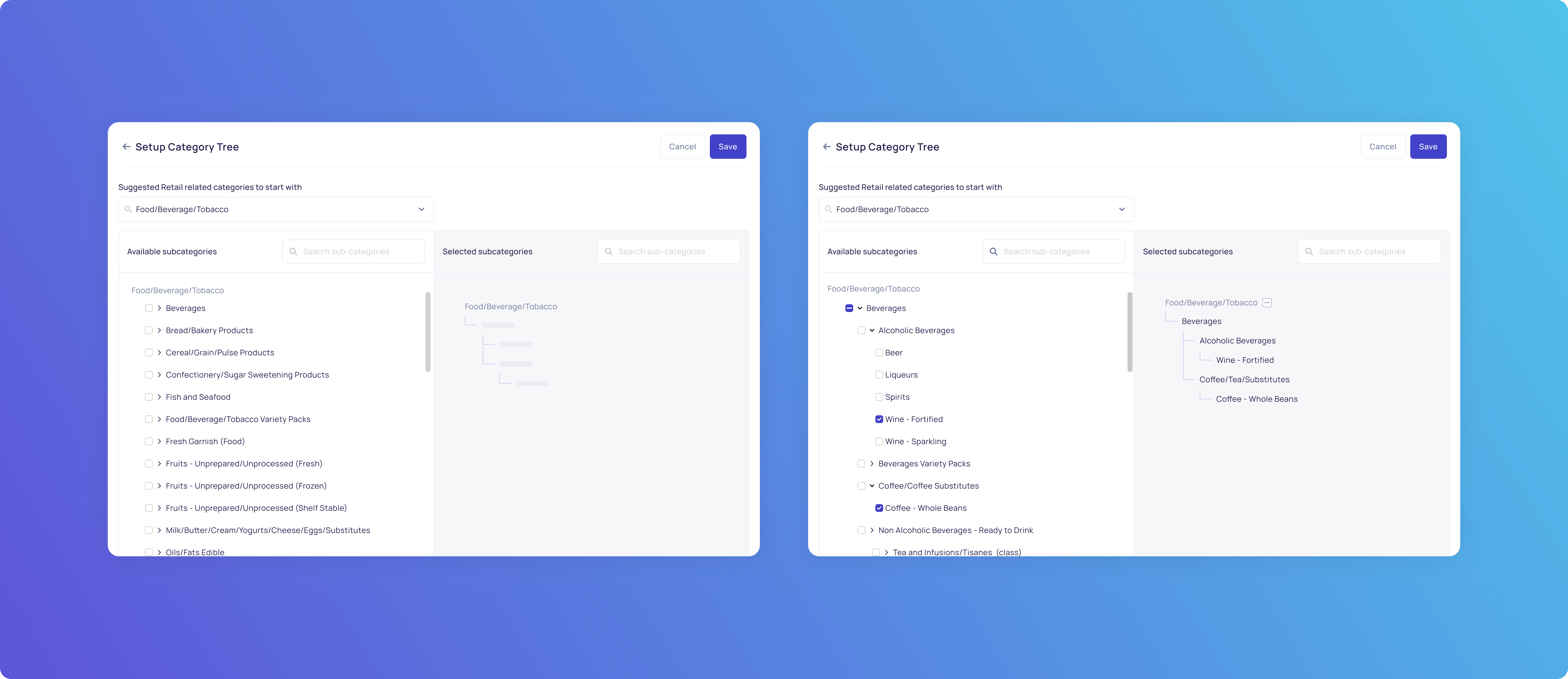Concept of Creating Product Category Tree b2b design product ux workflow
