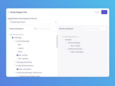 Concept of Creating Product Category Tree b2b design product ux workflow