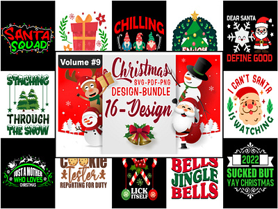 Christmas Bundles (Can be use for Tshirts, Stickers, Wall frame) christmas christmas bundles christmas designs cricut designs sublimation craft svg bundle