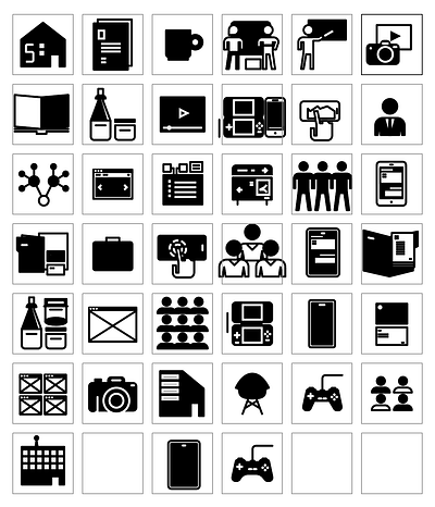 Design Services Iconset branding design services icon iconset services symbol vector videogames