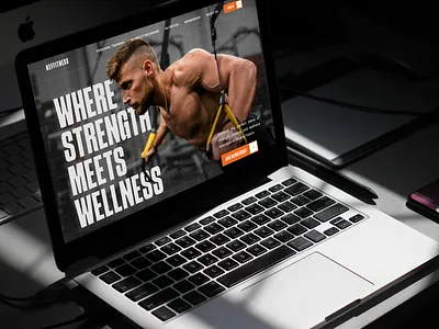 Keffitness - Fitness & work out landing page bolddesign design editorial editorialdesign fitness healthy lifestyle nutrition ui ui ux ui design ui ux uidesign uiuxdesign web webdesign wellness workout