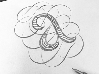 Flourished "a" logo