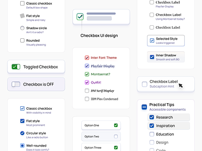 UX Guide: Best Practices for Intuitive Checkbox Design app check check ui check ux checkbox design checkbox tutorial checkbox ui checkbox ux design off on select selected selection switch templates toggle ui ui kit ux