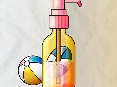 Vector illustration: Vitamin D adobe illustrator design digital art grain graphic design illustration polish illustrator vector art vector illustration