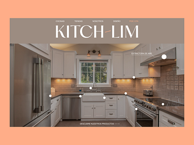 Kitch-Lim kitchen shop ecommerce challengue concept dailyui design ui web web design