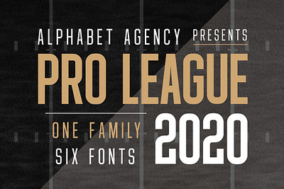 PRO LEAGUE 2020 FONT FAMILY Free Download athletic font baseball basketball competition contest event football game league mlb nba nfl poster professional sans sport sports tournament track and field