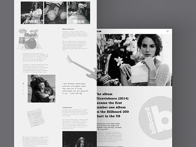 longread about Lana Del Rey concept creativity design lanadelrey longread music song ui ux