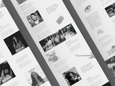 longread about Lana Del Rey by Aliaksandra Haurylchyk on Dribbble