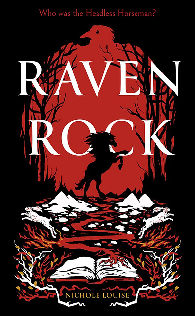 Raven Rock X Chris Ede book cover design graphic horror publishing